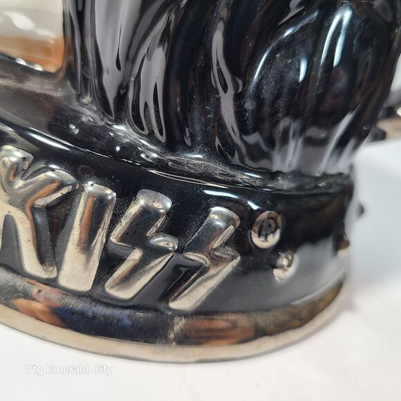 Vtg Kiss The STARCHILD Ceramic Face Mug By Spencer 2002 X Large Coffee Cup 3D - Picture 14 of 16